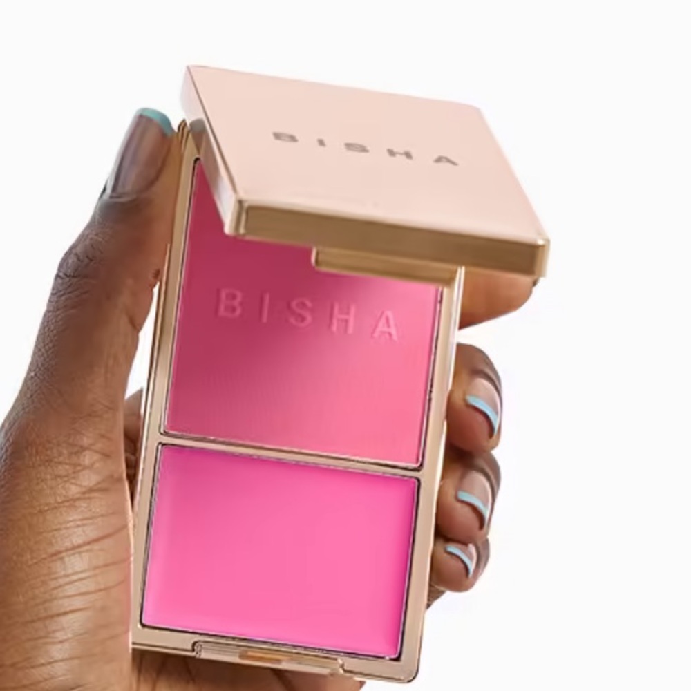 BISHA Essential Duo DUBAI Colorway Crème + Powder Blush Set (peachy coral)